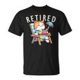Cat Retired Retirement Plan Meow Animal Lover T-Shirt