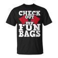 Check Out My Funbags Cornhole Player Bean Bag Game T-Shirt
