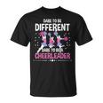 Cheerleader Cheerleading Dare To Be Different T-Shirt