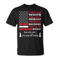 Christian White Straight Independence Day Memorial Day Pride T-Shirt