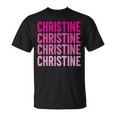Christine Name Personalized Name Birthday T-Shirt