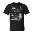 Christine Name Personalized Mermaid T-Shirt