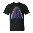 Cicada Insect Bug Colorful Entomology Entomologist T-Shirt