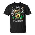 Cinco De Mayo Fiesta Camisa Avocado 5 De Mayo Viva Mexico T-Shirt