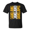 Classic Oakland Usa City Pride Grunge Oakland T-Shirt