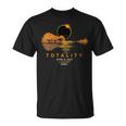 Cleveland Ohio Total Solar Eclipse 2024 Guitar T-Shirt