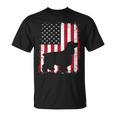 Cocker Spaniel 4Th Of July Patriotic American Usa Flag T-Shirt