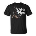 Cool Doberman Mom Art Doberman Pinscher Dobie Lovers T-Shirt