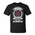 Cool Scorpio Dad Horoscope Sign Birthday Graphic T-Shirt