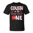 Cousin Of The Berry Sweet One Strawberry First Birthday T-Shirt