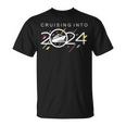 Cruising Into 2024 New Years Cruise Family Cruise 2024 T-Shirt