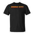 Crush City Houston Signature Orange Stripes T-Shirt