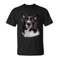 Cute Face Border Collie Dog T-Shirt