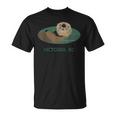 Cute Otter Victoria Bc Coast Resident Fisherman T-Shirt