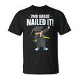 Dabbing Graduation Boy 2Nd Grade Nailed It Class Of 2024 T-Shirt