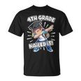 Dabbing Graduation Boy 4Th Grade Class Of 2021 Nailed It T-Shirt