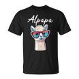 Dad Alpaka Fan Liebhaber Papaatertag Geschenk Alpapa Lama T-Shirt