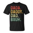 Dada Daddy Dad Bruh Fathers Day Dad Vintage T-Shirt