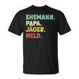 Day 'Husband Papa Jäger Held' T-Shirt