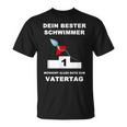 Dein Bester Schwimmer Wünscht Alles Gute Zum Fathertag S T-Shirt