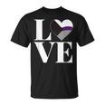 Demisexuality 'Love' Demisex Demisexual Pride Flag T-Shirt