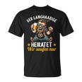 Der Langhaarige Heiratet Heavy Metal Punker Punk Rocker Jga T-Shirt