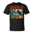 Día Del Padre Marido Papá Dj Leyenda Dj Disco Jockey Música Camiseta unisex
