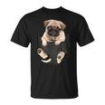 Dog Lovers Pug In Pocket Dog Pug T-Shirt