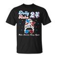 Dolly And Reba 2024 Make America Fancy Again Messy Bun T-Shirt