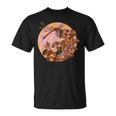 Dragonfly And Mushrooms Cottage Core T-Shirt