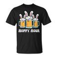 Easter Hoppy Happy Hour Bunny Ears Dad Team Women T-Shirt