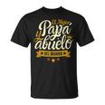 El Mejor Papa Y Abuelo Del Mundo Para Día Del Padre Camiseta unisex