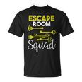 Escape Room Squad Vintage Key Lock Team Crew T-Shirt