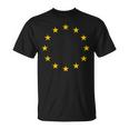 Europa Europäische Union Eu-Flagge Auf T-Shirt