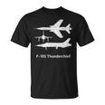 F 105 Thunderchief F105d Thunderchief F 105 Thud F105 Jet T-Shirt