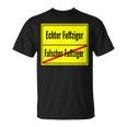 Falscher Fuffziger Fuffzigster 50Th Birthday 1970 Sign T-Shirt