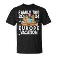 Family Trip 2024 Europe Vacation Summer Traveling Holiday T-Shirt