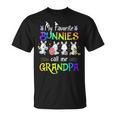 My Favorite Bunnies Call Me Grandpa Bunny Easter Day T-Shirt