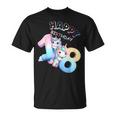 Feliz Cumpleaños De 18 Años Linda Fiesta De Unicornio Para Los Amantes Camiseta unisex