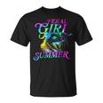 Feral Girl Summer Opossum Tie Dye Raccoon Vintage T-Shirt