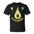 Fiesta De Cumpleaños Avocado It's My Birthday Con Temática Para Amantes De Los Aguacates Camiseta unisex