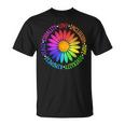 Flower Kindness Peace Equality Rainbow Flag Lgbtq Ally Pride T-Shirt