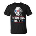 Founding Daddy George-Washington 4Th Of July T-Shirt