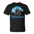 Freedom Old School Motorcycle Rider Retro T-Shirt