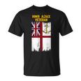 Frigate Hms Ajax F114 Warship Veterans Day Father Grandpa T-Shirt