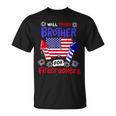 4Th Of July Will Trade Brother For Firecrackers Girls T-Shirt