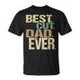 Best Cute Dad Ever Fathers Day For Dad American 2024 T-Shirt