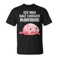 Blobfish Slogan Ich Mag Halt Einfach Blobfische T-Shirt
