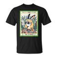 Bunny Cannabis Weed Lover 420 The Stoner Tarot Card T-Shirt