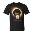 Cat Total Solar Sun Eclipse 2024 Totality Spring April T-Shirt